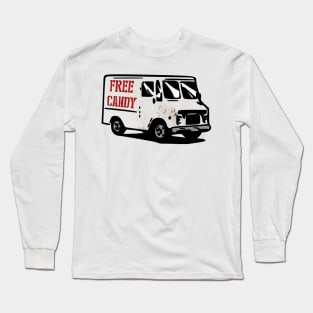 free candy gummy bear rusty van funny meme Long Sleeve T-Shirt